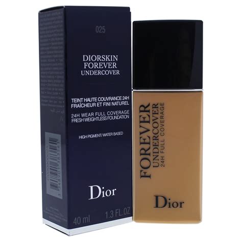 dior forever undercover foundation 025